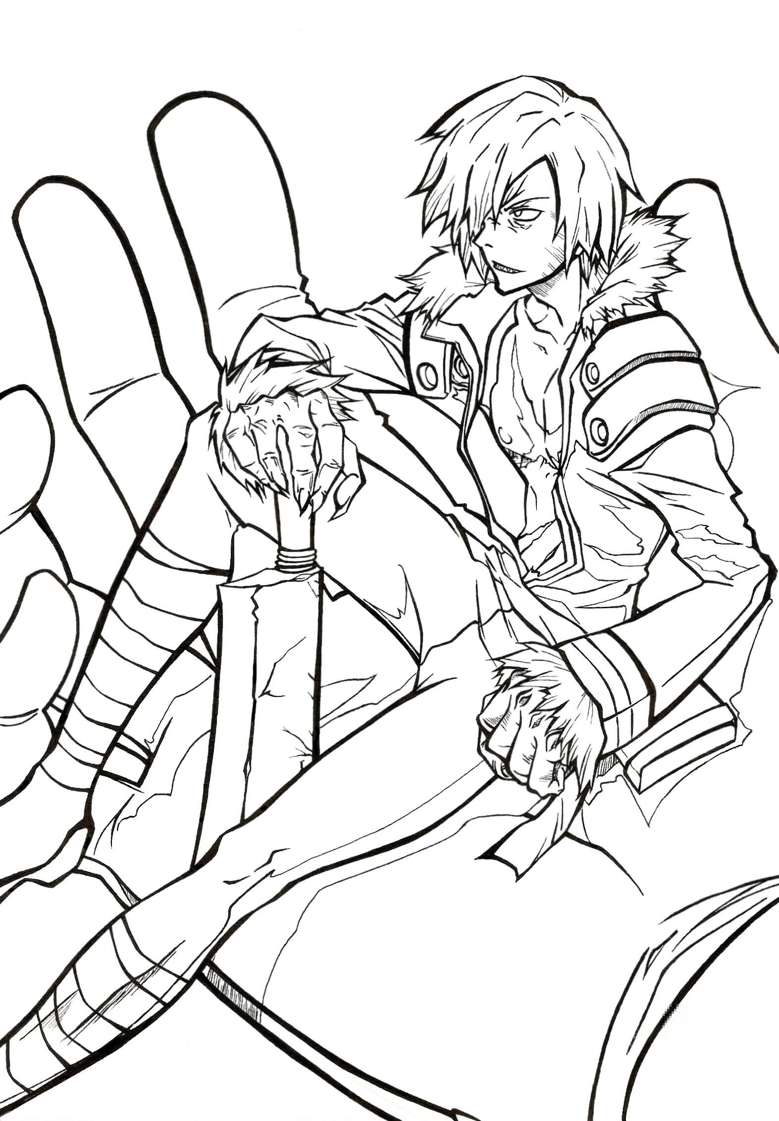 kolorowanka Gurren Lagann