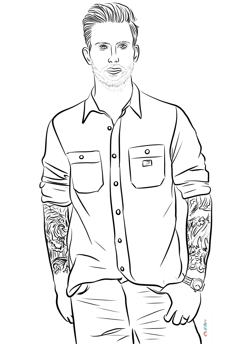 Adam Levine from Maroon 5