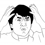 Jackie Chan Confused