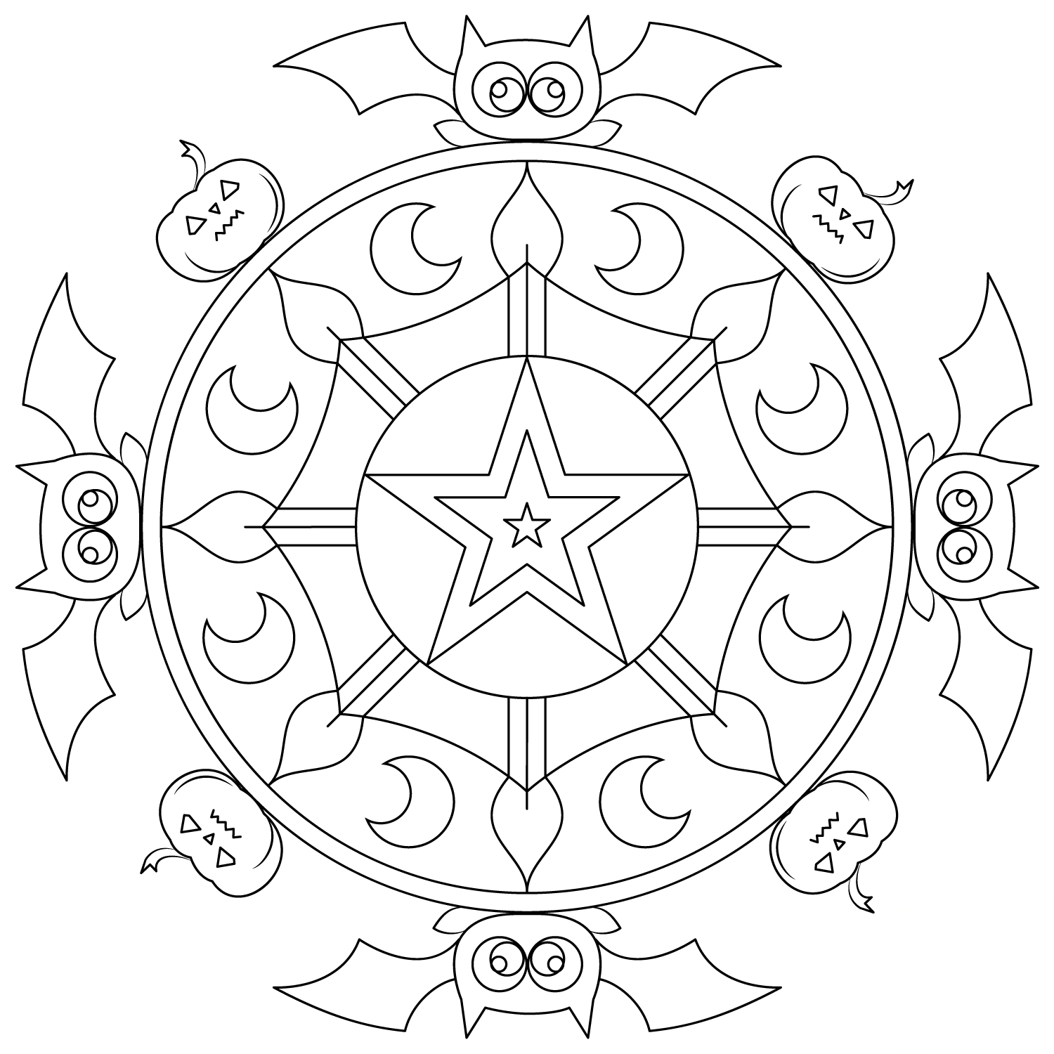 Halloween Mandala