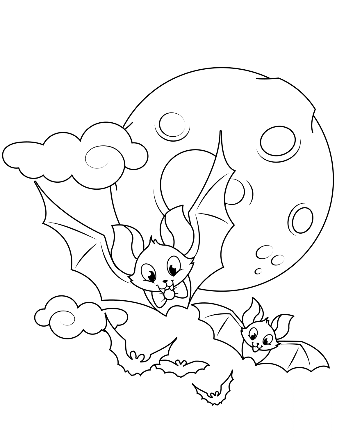 Cute Flying Bats