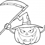 Straszna dynia Halloweenowa z...