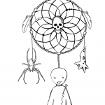 Halloween Dreamcatcher with Voodoo...