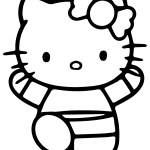 Hello Kitty Doing Gymnastics