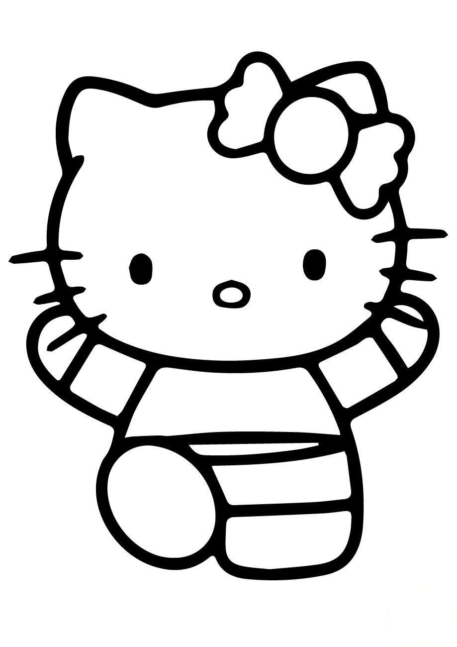 Hello Kitty Doing Gymnastics