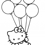 Hello Kitty with Balloons