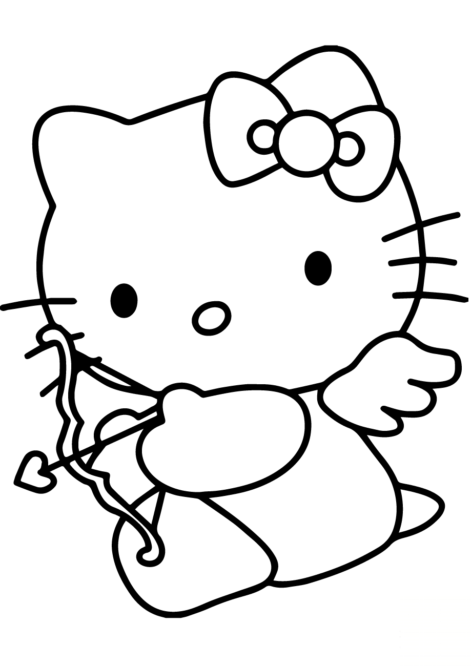 Hello Kitty Valentine's Day Cupid