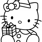 Hello Kitty with Christmas Gift Box