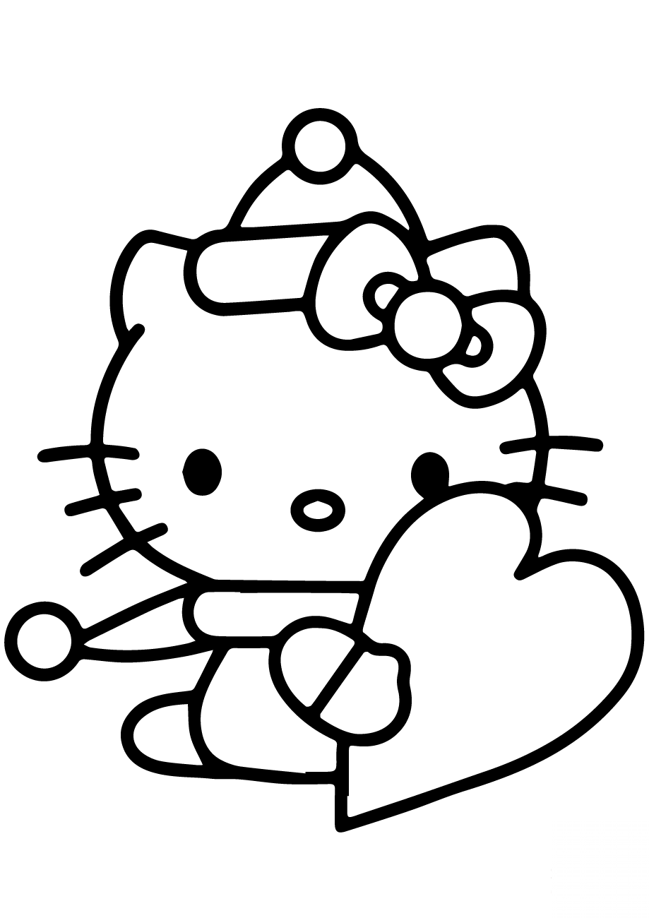 Hello Kitty with Valentine's Day Heart