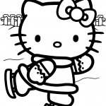 Hello Kitty Ice Skating