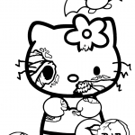 Hello Kitty Halloween Zombie