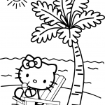 Hello Kitty at the Beach