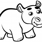 Cute Baby Hippo