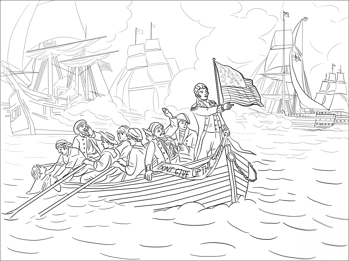 Battle of Lake Erie During the War...