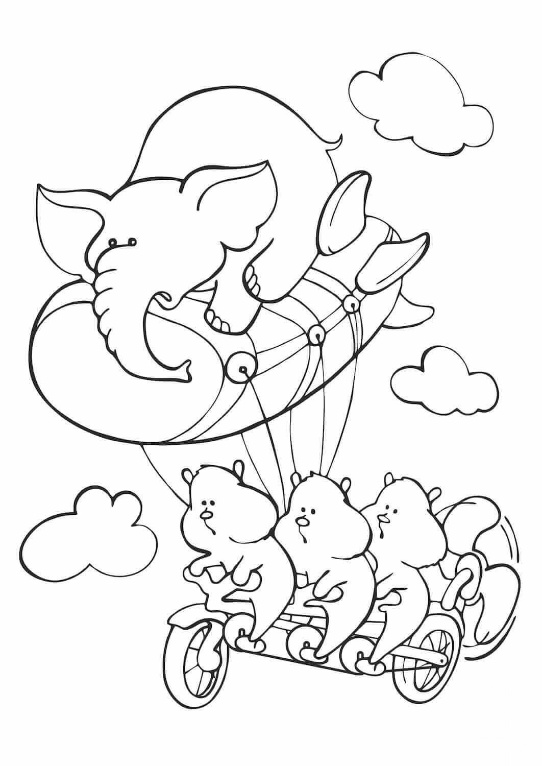 Three Hamsters Pedaling a...