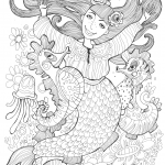 Mermaid and Sea Horses Dancing