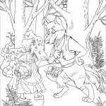 Little Red Riding Hood Meets a Wolf