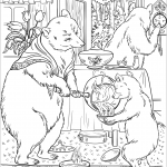 The Mama Bear Poures the Porridge...