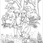 Hansel with his Sister Follow the...