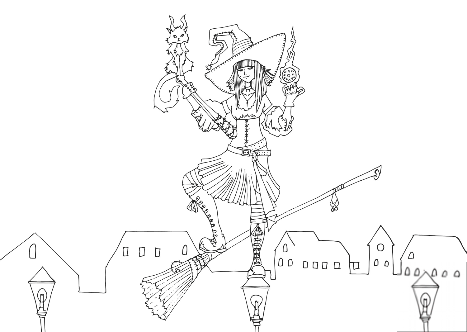 Goth Steampunk Witch