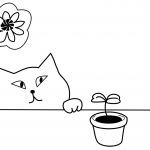 Cat Thinks About Future