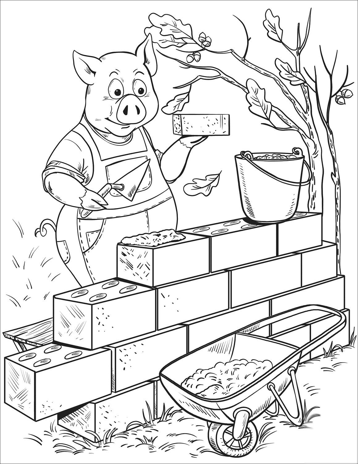 Penny Pig Builds a Brick House