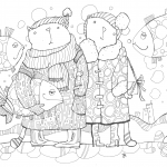 Cats Dress Warmly in Winter