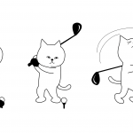 Cat Golfer