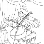The Swan Playing Cello
