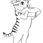 Ring Bearer Cat with Ring Pillow