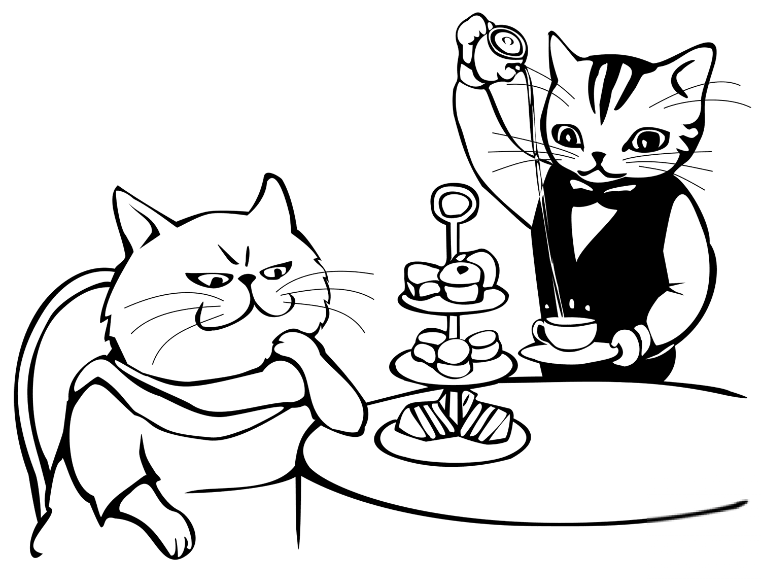 Tea Time for Cats