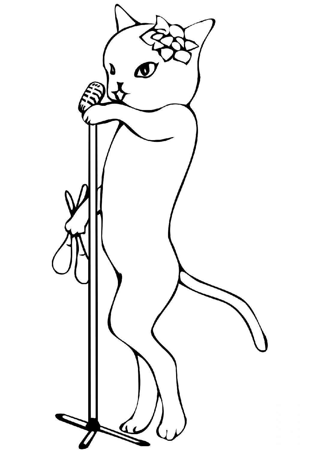 Cat the Singer with the Maracas