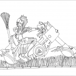 Punk Witch on Chopper