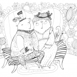 Cats on Their Porcelain Wedding Day