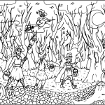 Halloween Witches Going on Party...