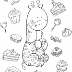 Baby Giraffe is One Year Old