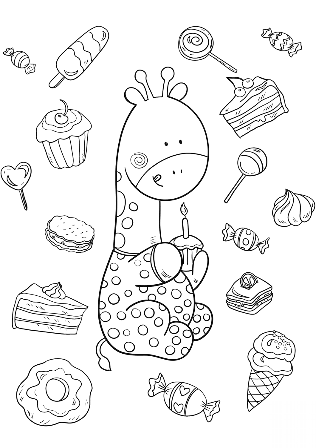 Baby Giraffe is One Year Old