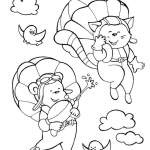 Cat Girl and Bear Boy are Flying in...