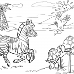 Zebra and Turtles are Running over...