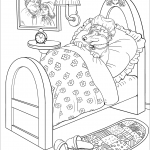 The Wolf Gets into Grandmother's Bed