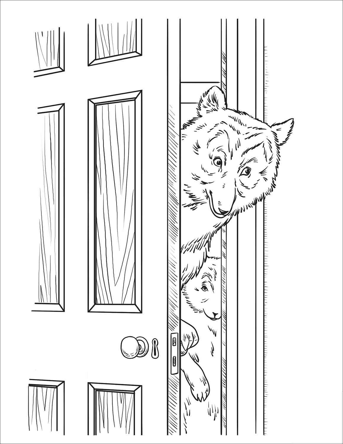 Three Bears Went Upstairs into...