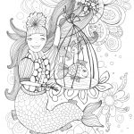 Mermaid Holding a Cell with a...