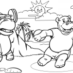 One Hippo is Raising a Barbell...