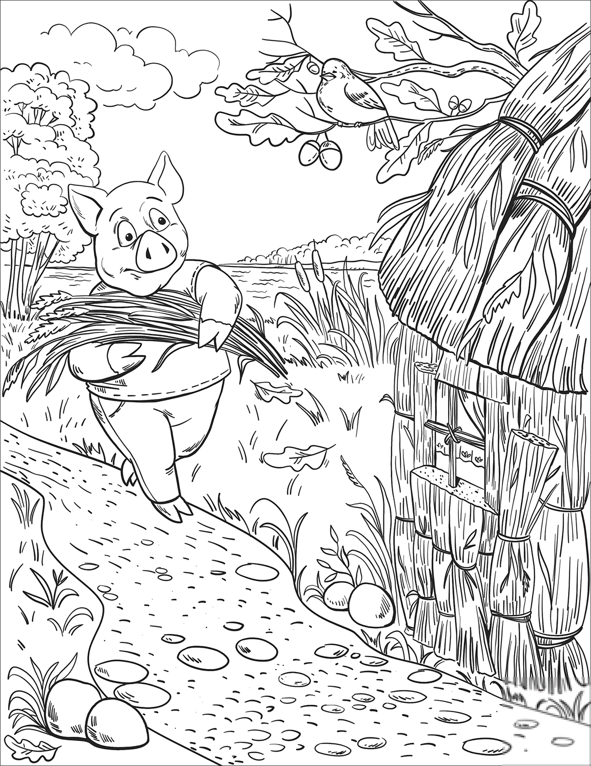 Preparing for Winter, Peter Pig...