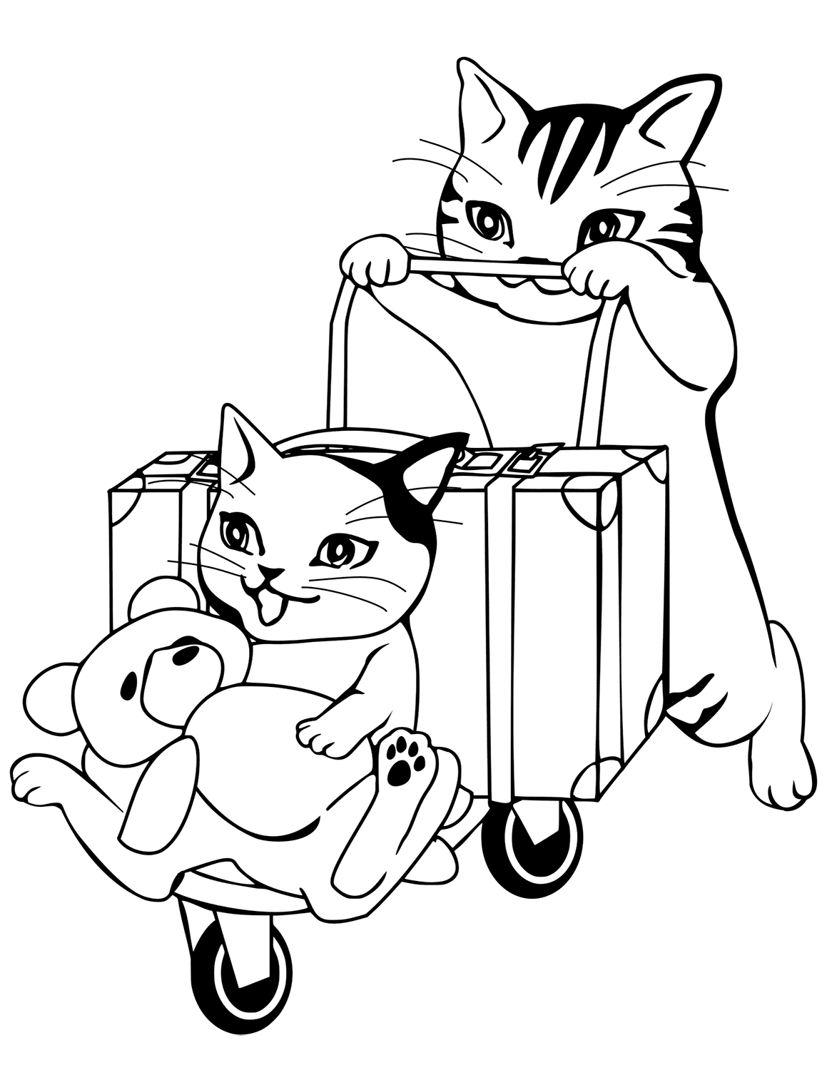 Cats Going to Travel