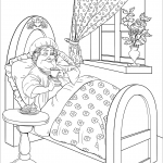 Grandmother is in the Bed