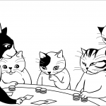 Cats Playing Poker