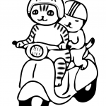 Cats on a Motorcycle