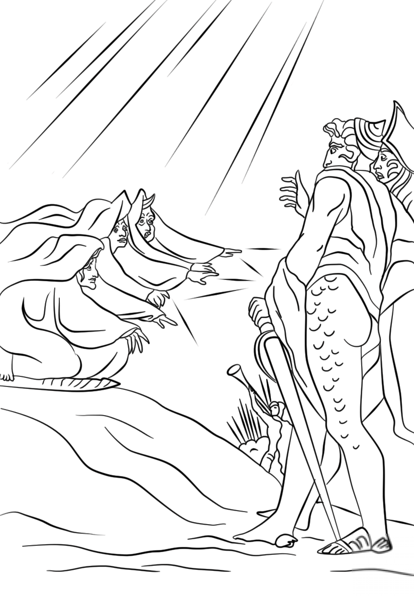 Macbeth and Banquo Meet the Three...