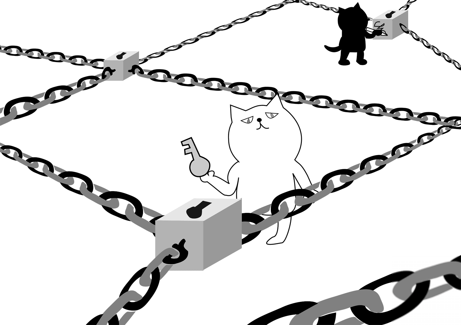 Cat in Block Chain